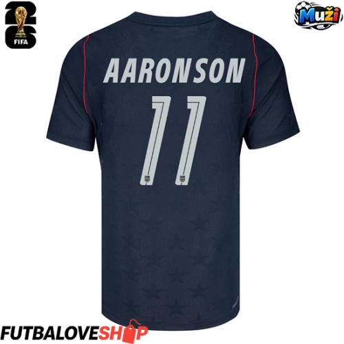 Dres Spojené štáty Brenden Aaronson #11 Preč MS 2026 Krátky Rukáv